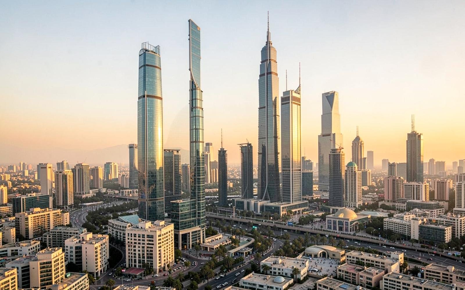 Modern Riyadh skyline, site of the planned Iqra National University Riyadh campus